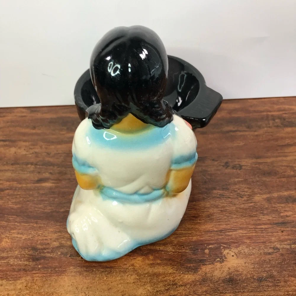 Senorita Ceramic Serveware Salsa Chip Dip‎ Bowl Mexican Girl Kitchen Painted